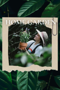 Green aesthetic Home Garden Instagram Post